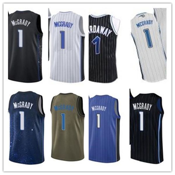 custom 2021 style jerseys black white green army green 1 tracy mcgrady basketball jersey ing, Black;red 
custom 2021 style jerseys black white green army green 1 tracy mcgrady basketball jersey ing, Black;red