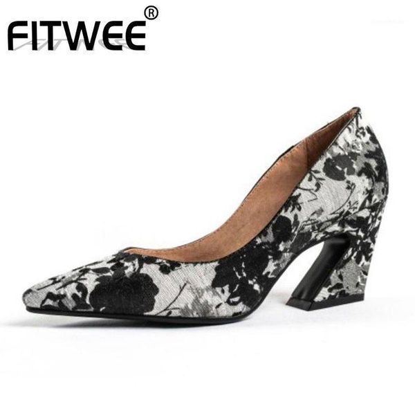 dress shoes fitwee party pumps for women good quality satin high heel national style print pointed toe footwear size 34-401, Black
dress shoes fitwee party pumps for women good quality satin high heel national style print pointed toe footwear size 34-401, Black