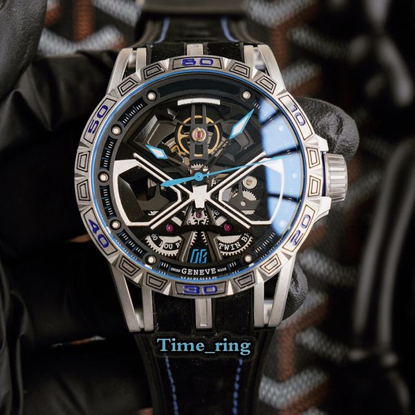 high version excalibur spider rddbex0784 skeleton dial silver steel case automatic movement mens watch black leather strap sport watches, Slivery;brown
high version excalibur spider rddbex0784 skeleton dial silver steel case automatic movement mens watch black leather strap sport watches, Slivery;brown