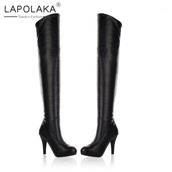 boots lapolaka brand extermely high heels over the knee women shoes dropshop trendy zipper ladies bootie1, Black
boots lapolaka brand extermely high heels over the knee women shoes dropshop trendy zipper ladies bootie1, Black
