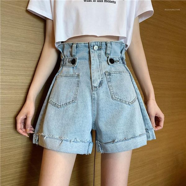 women's jeans summer denim shorts women vintage washed fashion curling cotton loose high waist pants1, Blue
women's jeans summer denim shorts women vintage washed fashion curling cotton loose high waist pants1, Blue