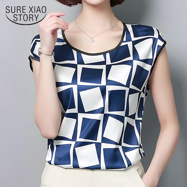 women's blouse fashion summer casual silk shirts women printed blouse shirt party girls blusas femininas d733 30 y200622, White
women's blouse fashion summer casual silk shirts women printed blouse shirt party girls blusas femininas d733 30 y200622, White