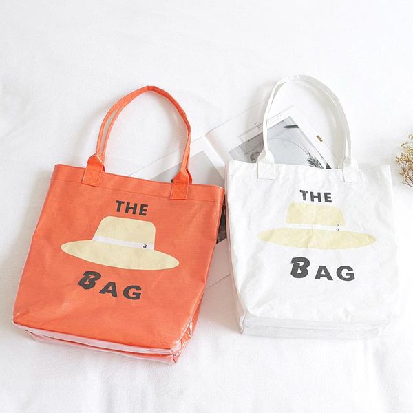 waterproof pvc cover handle bag women polyester summer beach handbag for teenager female japanese style candy cute tote bag
waterproof pvc cover handle bag women polyester summer beach handbag for teenager female japanese style candy cute tote bag