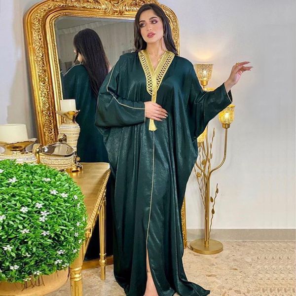 moroccan kaftan dubai opened gown dresses for women golden ribbon batwing sleeve muslim turkey arabic clothes velvet, Black;gray
moroccan kaftan dubai opened gown dresses for women golden ribbon batwing sleeve muslim turkey arabic clothes velvet, Black;gray