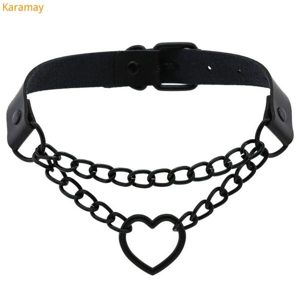 chokers heart choker with chain goth collar for girls grunge punk cute kawaii cosplay necklace egirl chocker harajuku accessories, Golden;silver
chokers heart choker with chain goth collar for girls grunge punk cute kawaii cosplay necklace egirl chocker harajuku accessories, Golden;silver