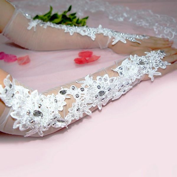 elegant beaded lace satin long bridal gloves charm fingerless wedding gloves white drawing wedding accessories tulle h qyljzf
elegant beaded lace satin long bridal gloves charm fingerless wedding gloves white drawing wedding accessories tulle h qyljzf
