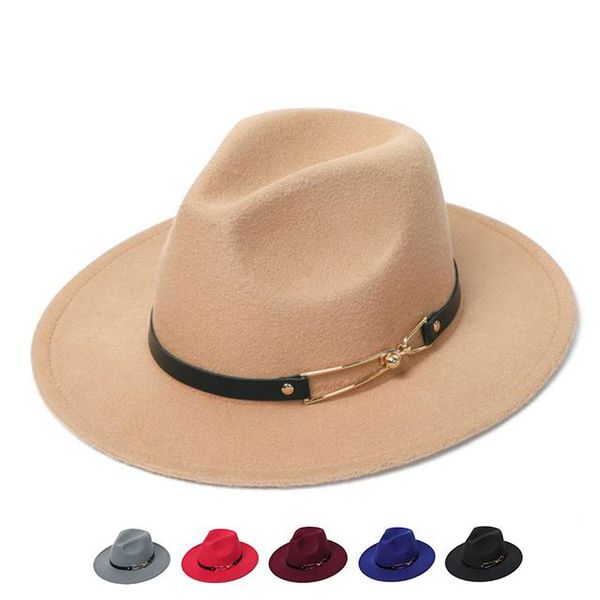 women hat metal buckle fashionable luxury fedora hats men wide brim wool autumn winter fascinator 2020 new felt caps hats, Blue;gray
women hat metal buckle fashionable luxury fedora hats men wide brim wool autumn winter fascinator 2020 new felt caps hats, Blue;gray