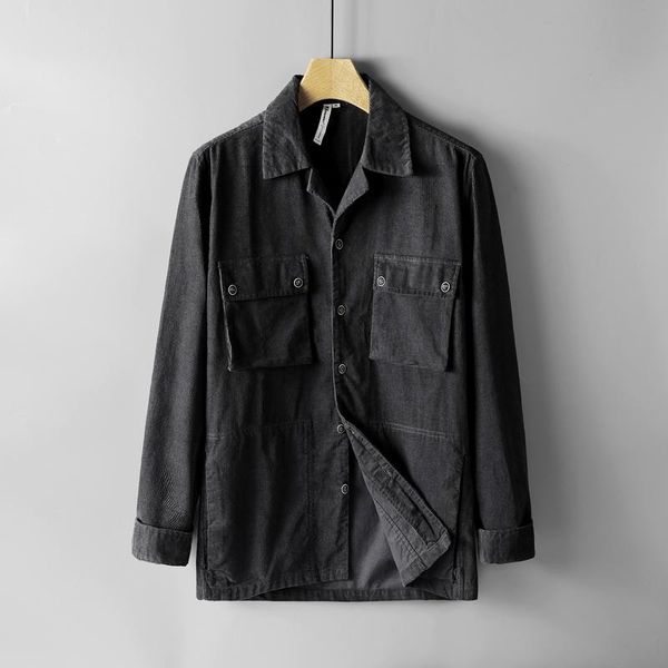 2020 autumn loose long sleeve corduroy jacket for men cotton brand jackets male casual gray jacket mens comfortable jaqueta jas, Black;brown
2020 autumn loose long sleeve corduroy jacket for men cotton brand jackets male casual gray jacket mens comfortable jaqueta jas, Black;brown