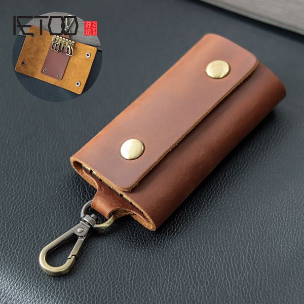 aetoo crazy horsey casual retro key bag, men's waist hanging head leather coin wallet, multi-function key bag, Red;blue
aetoo crazy horsey casual retro key bag, men's waist hanging head leather coin wallet, multi-function key bag, Red;blue