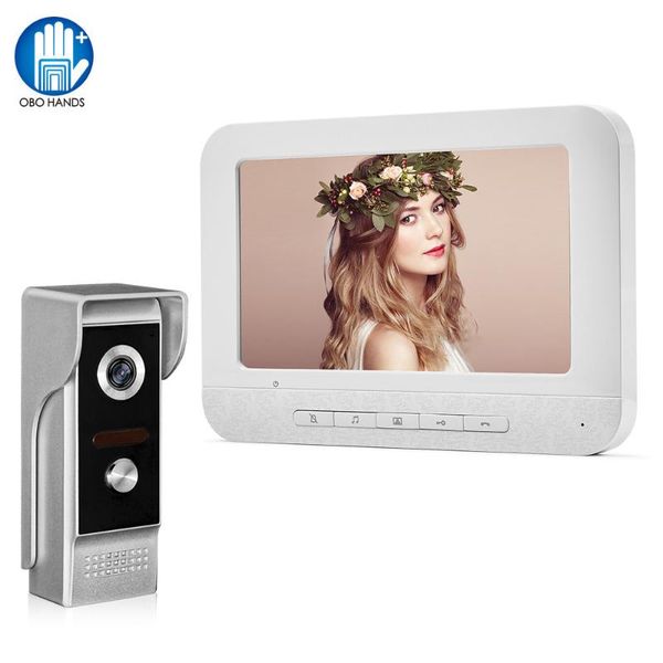 video door phones 7" tft color phone intercom system wired bell interphone screen monitor with 25 ringtone-v70m-m4/l+
video door phones 7" tft color phone intercom system wired bell interphone screen monitor with 25 ringtone-v70m-m4/l+