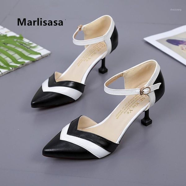 marlisasa mujer tacones altos women classic black & white buckle strap high heel shoes ladies casual office stiletto h52201
marlisasa mujer tacones altos women classic black & white buckle strap high heel shoes ladies casual office stiletto h52201