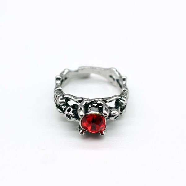 1pc steampunk gothic red zircon skull open ring for men women vintage metal hip hop skeleton male ring party jewelry gift r104 wmtiqs, Bronze;silver
1pc steampunk gothic red zircon skull open ring for men women vintage metal hip hop skeleton male ring party jewelry gift r104 wmtiqs, Bronze;silver