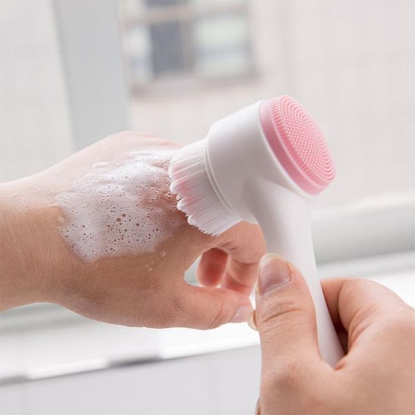3d portable double side silicone facial cleanser brush size face cleaning vibration massage face washing product bathroom tools
3d portable double side silicone facial cleanser brush size face cleaning vibration massage face washing product bathroom tools