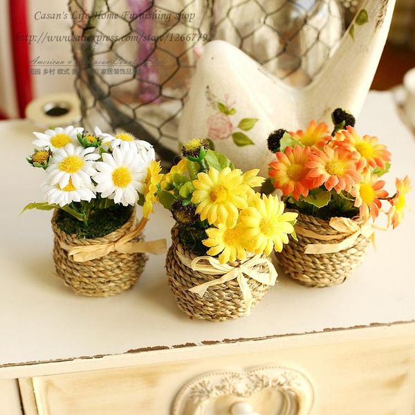 decorative flowers & wreaths pastoral style decoration mini type of flowers,rice straw flower pot modelling + chrysanthemum,home essential
decorative flowers & wreaths pastoral style decoration mini type of flowers,rice straw flower pot modelling + chrysanthemum,home essential
