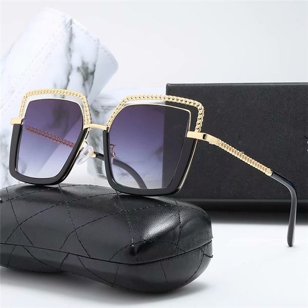 2020 new luxury sunglasses women chain pattern candy color lens glasses retro outdoor travel lentes de sol mujer 1823 with original box, White;black
2020 new luxury sunglasses women chain pattern candy color lens glasses retro outdoor travel lentes de sol mujer 1823 with original box, White;black