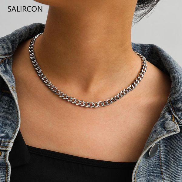 salircon punk кубинский коренастый choker ожерелье гот цвета серебра из нержавеющей стали collares ключицы цепи ожерелье ювелирные изделия д, Golden;silver
salircon punk кубинский коренастый choker ожерелье гот цвета серебра из нержавеющей стали collares ключицы цепи ожерелье ювелирные изделия д, Golden;silver