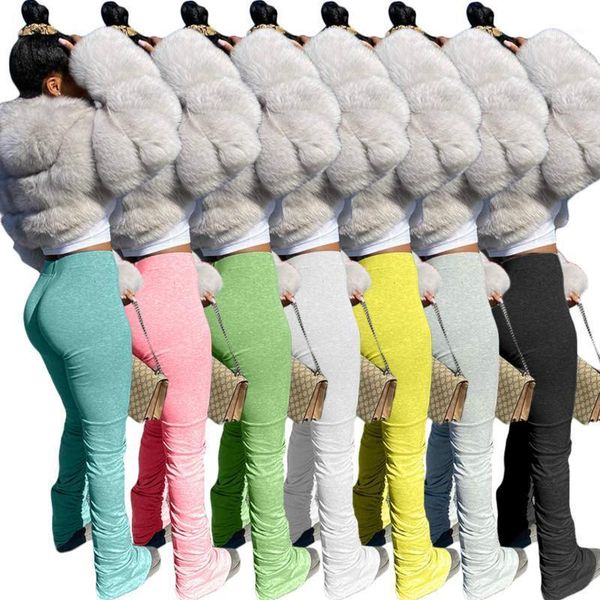 running pants high waist joggers stacked leggings women 2021 elastic sports bottom trouser flare ruched jogging pant women1, Black;blue
running pants high waist joggers stacked leggings women 2021 elastic sports bottom trouser flare ruched jogging pant women1, Black;blue