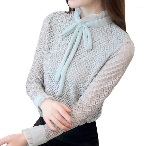 autumn long sleeve blouses and shirts for women ladies lace stand collar blusas female bow korean style femme clothing1, White
autumn long sleeve blouses and shirts for women ladies lace stand collar blusas female bow korean style femme clothing1, White