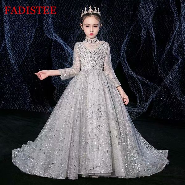 fadistee girl dress flower girl dresses lace girl infant dress kids formal wear girls dress floor-length tulle half high collar, White;blue
fadistee girl dress flower girl dresses lace girl infant dress kids formal wear girls dress floor-length tulle half high collar, White;blue