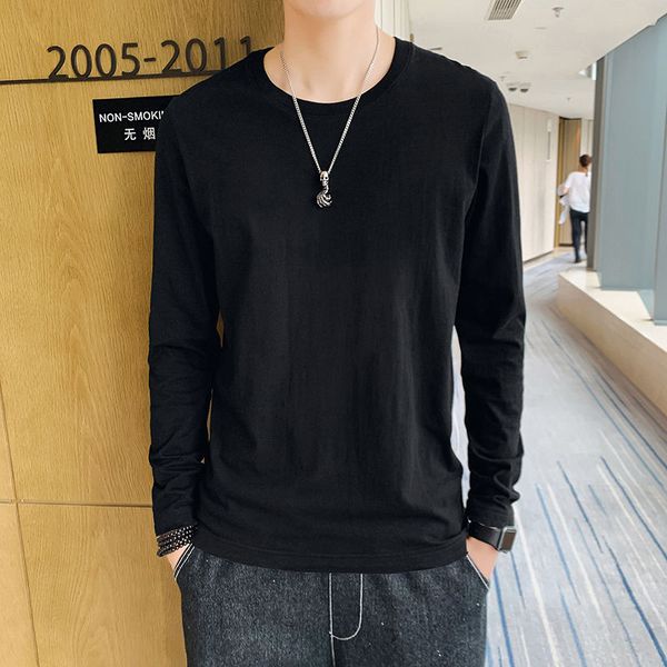 men's fashion tshirt autumn winter hip hop long sleeved solid bottoming t-shirts sportwear kg-714, White;black
men's fashion tshirt autumn winter hip hop long sleeved solid bottoming t-shirts sportwear kg-714, White;black