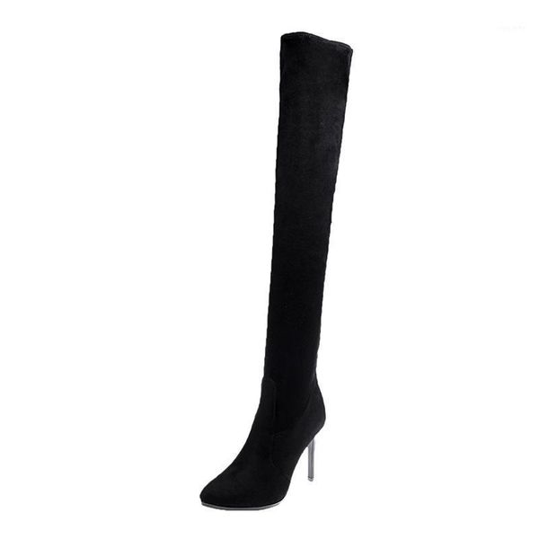 high heel stretch faux suede overknee boots 2020 black pointed toe winter riding over the knee boots womens shoes1
high heel stretch faux suede overknee boots 2020 black pointed toe winter riding over the knee boots womens shoes1