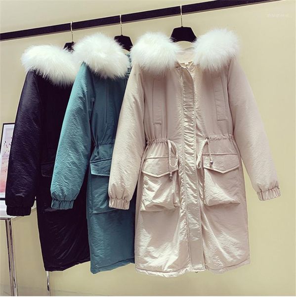 gowyimmes 2020 new fashion autumn winter women warm cotton coat oversize winter fur collar coats casual long sleeve hooded jackets female1, Black;white
gowyimmes 2020 new fashion autumn winter women warm cotton coat oversize winter fur collar coats casual long sleeve hooded jackets female1, Black;white