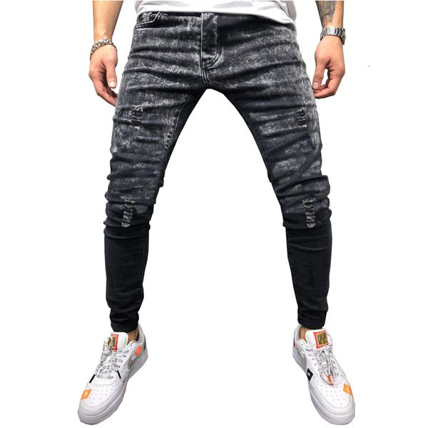 2020 men's distressed stretch ripped men hip hop slim fit punk denim cotton zipper jeans, Blue
2020 men's distressed stretch ripped men hip hop slim fit punk denim cotton zipper jeans, Blue