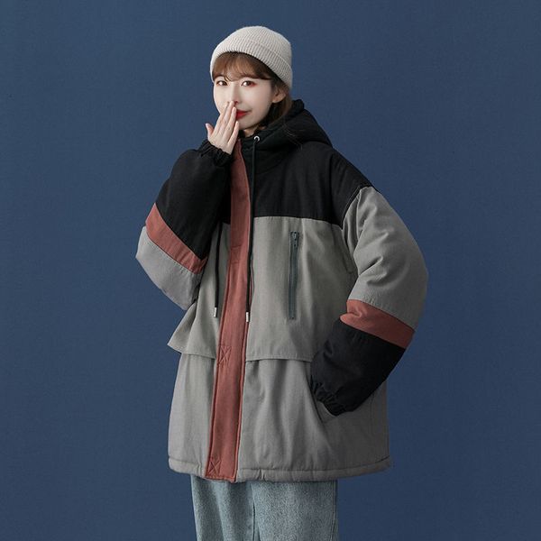 2021 new privathinker winter new women's warm thickened hooded coats korean streetwear man clothing woman parkas er3i, Black
2021 new privathinker winter new women's warm thickened hooded coats korean streetwear man clothing woman parkas er3i, Black