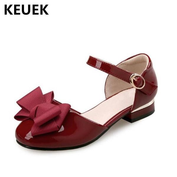 sandals children butterfly-knot kids student hook & loop patent leather girls shoes square heel princess baby summer 04, Black;red
sandals children butterfly-knot kids student hook & loop patent leather girls shoes square heel princess baby summer 04, Black;red