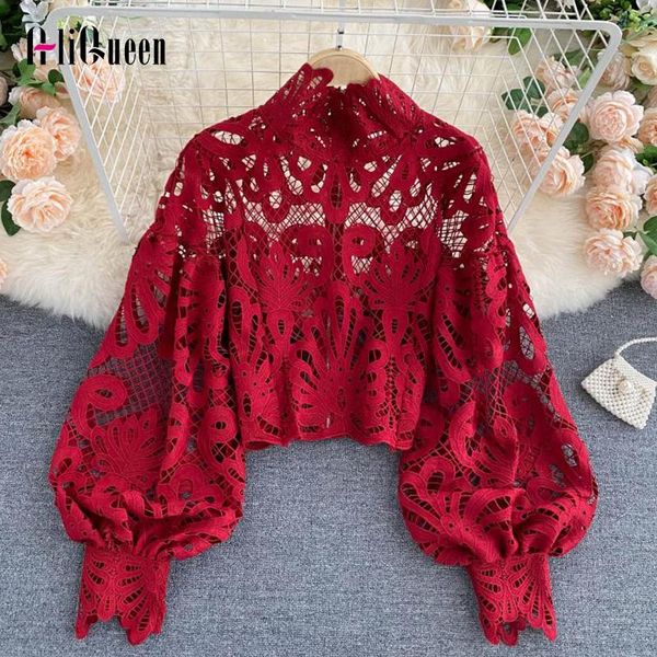 spring autumn women lantern sleeve turtleneck hollow out lace blouses ladies elegant red shirt female crop party blouse, White
spring autumn women lantern sleeve turtleneck hollow out lace blouses ladies elegant red shirt female crop party blouse, White