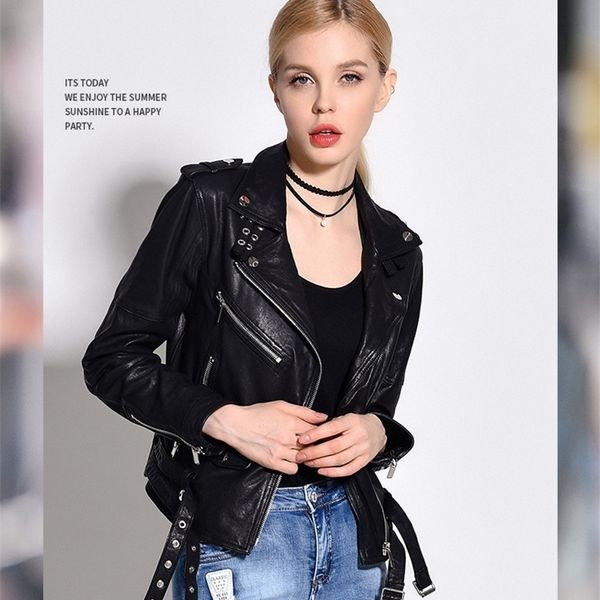 new genuine leather woman coat.fashion biker tanned sheepskin jacket,black slim leather clothes,sales 201030
new genuine leather woman coat.fashion biker tanned sheepskin jacket,black slim leather clothes,sales 201030
