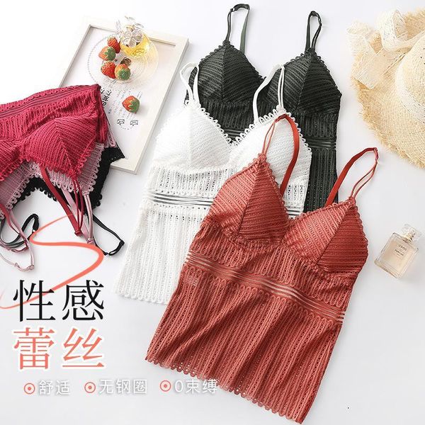 bras linbaiway women floral lace underwear bralette v-neck tank camisole wireless brassiere lingerie push up bras1, Red;black
bras linbaiway women floral lace underwear bralette v-neck tank camisole wireless brassiere lingerie push up bras1, Red;black