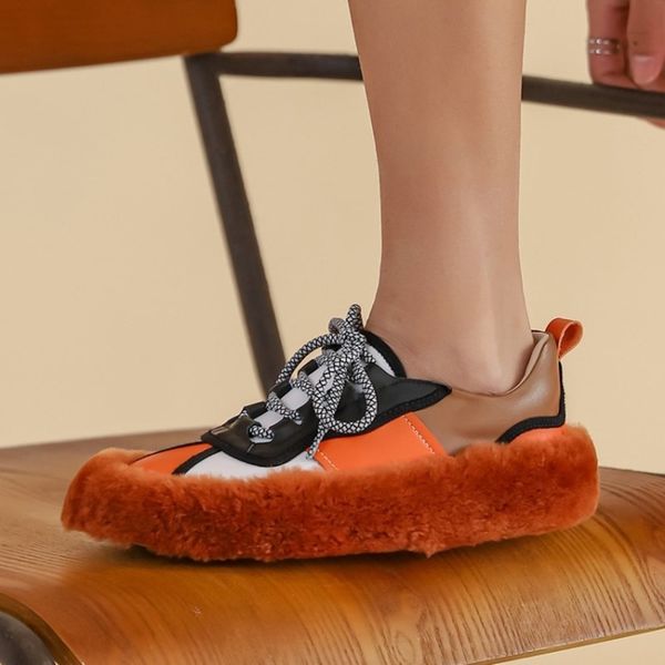 genuine leather autumn winter new brogue style casual women's warm shoes with wool and color matching rubber sole34-41, Black;red
genuine leather autumn winter new brogue style casual women's warm shoes with wool and color matching rubber sole34-41, Black;red
