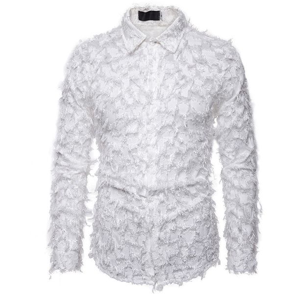fashion soild color mens shirts feather nightclub casual shirts lepal neck designer mens clothing 2021, White;black
fashion soild color mens shirts feather nightclub casual shirts lepal neck designer mens clothing 2021, White;black