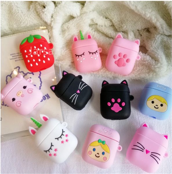 cartoon cute box white horse wireless headset case for airpods 1 2 earphone soft silicone cover for airpods protective cases 
cartoon cute box white horse wireless headset case for airpods 1 2 earphone soft silicone cover for airpods protective cases