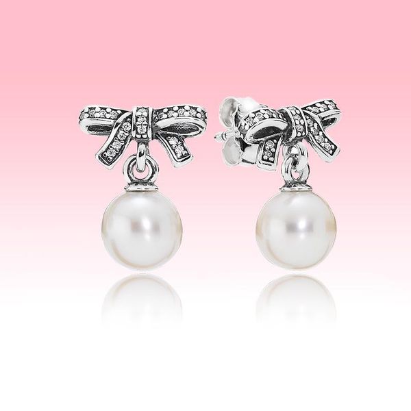 white pearl pendant earring beautiful women wedding jewelry for pandora 925 sterling silver bow stud earrings with original box, Golden;silver
white pearl pendant earring beautiful women wedding jewelry for pandora 925 sterling silver bow stud earrings with original box, Golden;silver
