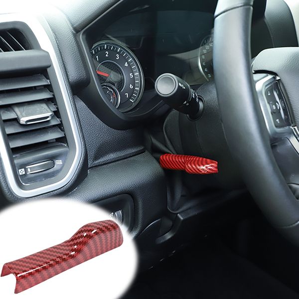 red carbon fiber car steering wheel adjustment switch cover trim for dodge ram 2018 2019 2020 interior accessories
red carbon fiber car steering wheel adjustment switch cover trim for dodge ram 2018 2019 2020 interior accessories