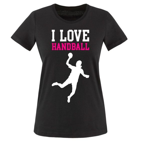 2020 fashion i love handball - damen t-shirt tee shirt sport hooded sweatshirt hoodie