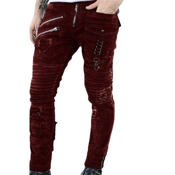 jeans for men low rise ripped multiple zippers casual tight black pencil denim pants vintage gothic punk style trousers 220312, Blue
jeans for men low rise ripped multiple zippers casual tight black pencil denim pants vintage gothic punk style trousers 220312, Blue