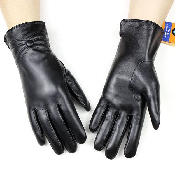 sheepskin leather gloves women' thick winter warm white rabbit fur lining new ladies touch screen gloves 201020, Blue;gray
sheepskin leather gloves women' thick winter warm white rabbit fur lining new ladies touch screen gloves 201020, Blue;gray