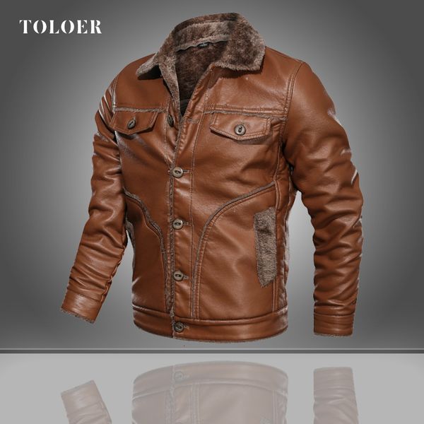 2021 new winter warm men vintage outwear thick fur lined mens faux leather jacket coat fashion oversize 6xl 7xl 8xl 81ip, Black
2021 new winter warm men vintage outwear thick fur lined mens faux leather jacket coat fashion oversize 6xl 7xl 8xl 81ip, Black