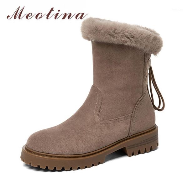 meotina high heel snow boots women ankle boots platform chunky heel short lace up ladies shoes winter warm black size 441
meotina high heel snow boots women ankle boots platform chunky heel short lace up ladies shoes winter warm black size 441