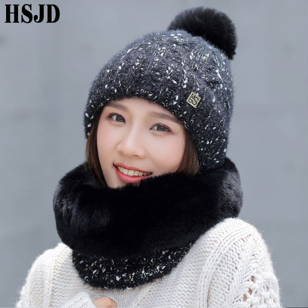 sweet lovely snowflake dots knitted hat and mink plush scarf 2pcs set winter women's hats thick warm skullies beanies female cap 201012, Blue;gray
sweet lovely snowflake dots knitted hat and mink plush scarf 2pcs set winter women's hats thick warm skullies beanies female cap 201012, Blue;gray