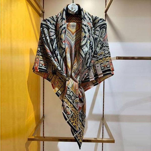 scarves 70% cashmere 30% silk thin scarf women winter warm kerchief vintage boho bohemian style paisley print shawl stole 135x135cm, Blue;gray
scarves 70% cashmere 30% silk thin scarf women winter warm kerchief vintage boho bohemian style paisley print shawl stole 135x135cm, Blue;gray