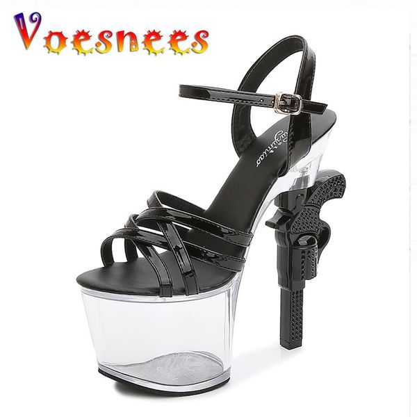 sandals voesnees clear heels women shoes patent leather walking show bottom high-heeled pistol heel cross strap for, Black
sandals voesnees clear heels women shoes patent leather walking show bottom high-heeled pistol heel cross strap for, Black