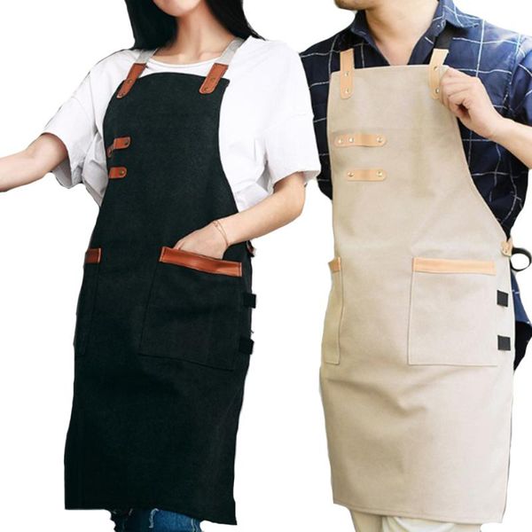 washed canvas work clothes kitchen cooking apron with pocket for coffee shop restaurant bbq bib cleaning tools
washed canvas work clothes kitchen cooking apron with pocket for coffee shop restaurant bbq bib cleaning tools