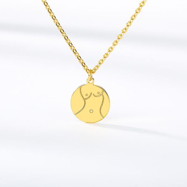 nipple body pandent necklace for women stainless steel gold chain brithday gift for man punk necklaces jewelry wholesale, Silver
nipple body pandent necklace for women stainless steel gold chain brithday gift for man punk necklaces jewelry wholesale, Silver
