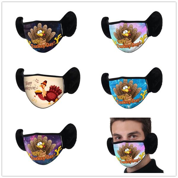 thanksgiving day mask winter earmuffs face masks men women ear protection turkey printed mouth-muffle outdoor warm windproof mask e110407
thanksgiving day mask winter earmuffs face masks men women ear protection turkey printed mouth-muffle outdoor warm windproof mask e110407