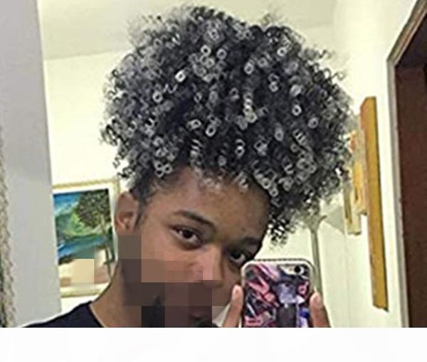 afro puff ponytail drawstring real hair short kinky curly ombre grey pineapple ponytail donut chignon hairpieces wrap updo hair extension, Black
afro puff ponytail drawstring real hair short kinky curly ombre grey pineapple ponytail donut chignon hairpieces wrap updo hair extension, Black