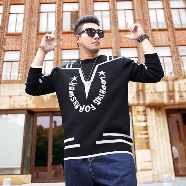 gxxh letter jacquard men jumpers sweater 2020 autumn winter fashion loose pullovers men plus size xxl-7xl oversize knit sweaters1, White;black
gxxh letter jacquard men jumpers sweater 2020 autumn winter fashion loose pullovers men plus size xxl-7xl oversize knit sweaters1, White;black